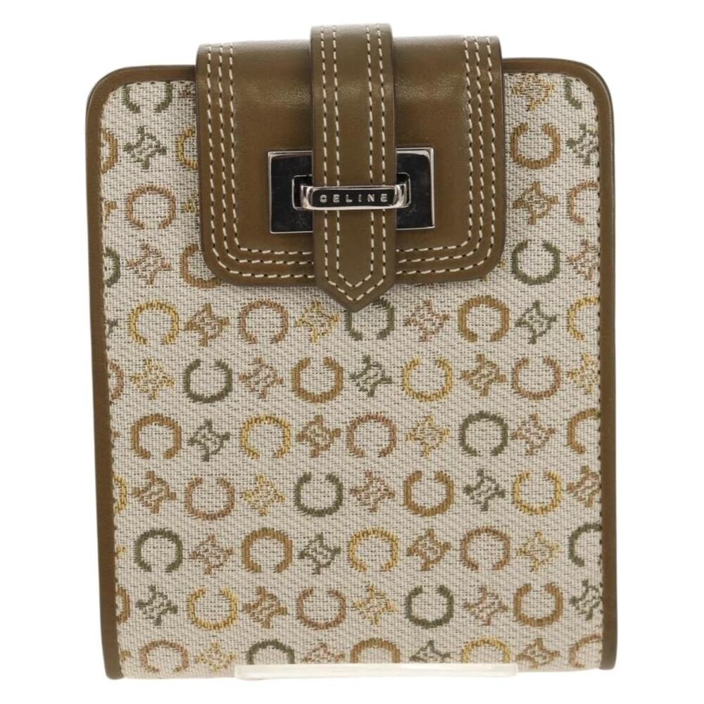 Celine C Macadam Bifold Wallet Green